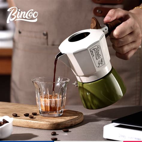 Bincoo Double Valve Moka Pot Coffee Home Coffee Pot Set Small