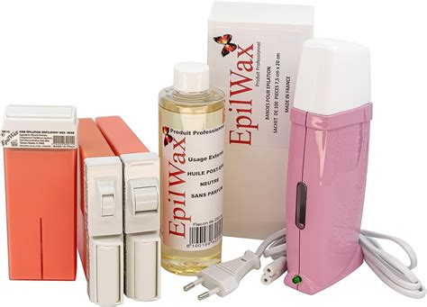 Epilwax Kit Chauffe Cire Pilation Professionnelle Avec X Recharges