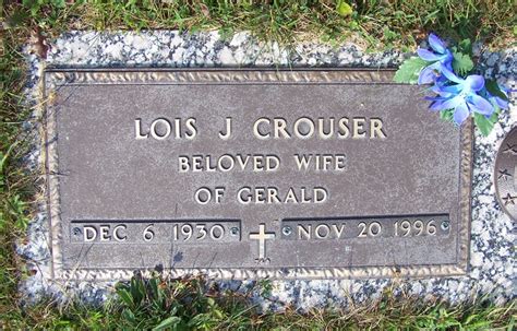 Lois Jane Lil Zerbe Crouser 1930 1996 Homenaje De Find A Grave