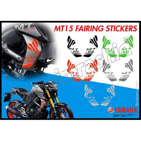 MT15 FAIRING STICKER (YAMAHA MT15 FAIRING STICKER) | Shopee Malaysia