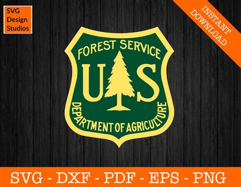 Us Forest Service Logo Svg Forest Service Badge Svg Etsy