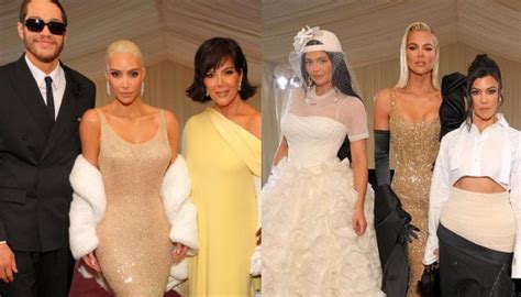 Kardashian Jenner Sisters Win Hearts At 2022 Met Gala Photos