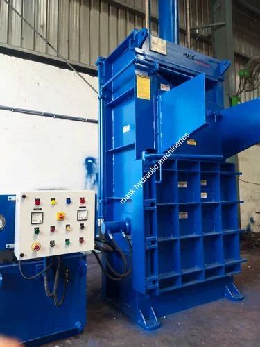 Mild Steel Vertical Baler Manual Max Load Capacity Ton At Rs