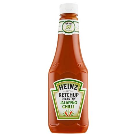 Heinz Hot Ketchup Jalapeño 570g Tesco Groceries