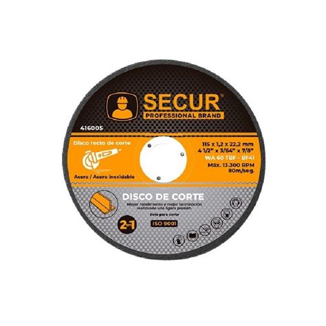 Discos De Corte Profesional De 115mm Pack 10 U