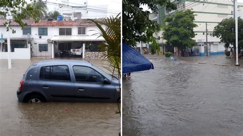 ¡tremendo Aguacero Fuertes Lluvias Colapsan Santa Marta Santa Marta