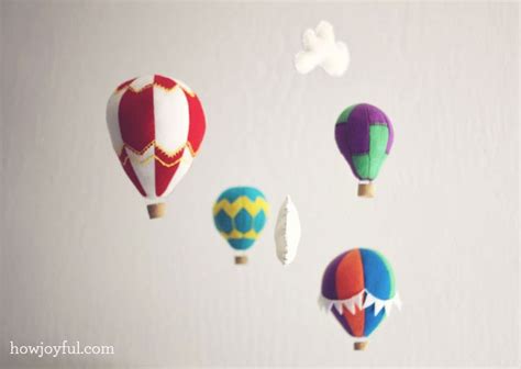Hot Air Balloon Mobile How To Make A Baby Mobile FREE Pattern