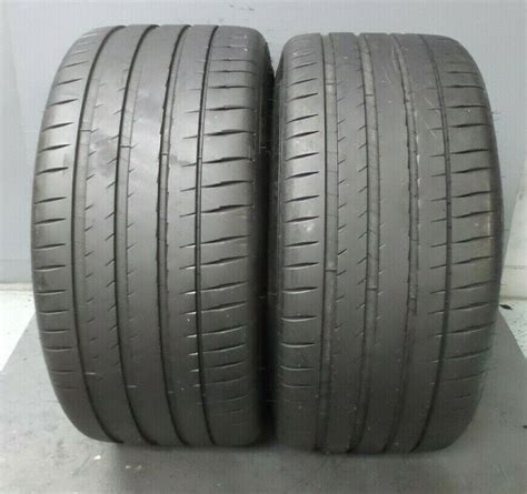 Pair 325 35 22 Michelin Pilot Sport 4S MO With 90 Tread 8 32 114Y