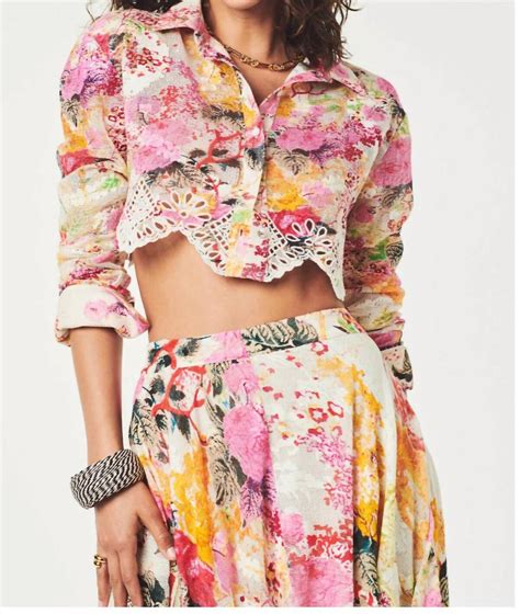 Buy Hemant Nandita Charu Crop Top Multi At 41 Off Editorialist