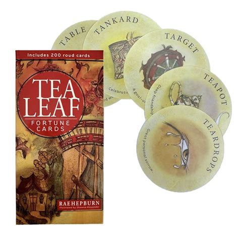 1 Box Tea Leaf Fortune Cards Tarot Oracle Card Prophecy Divination Deck