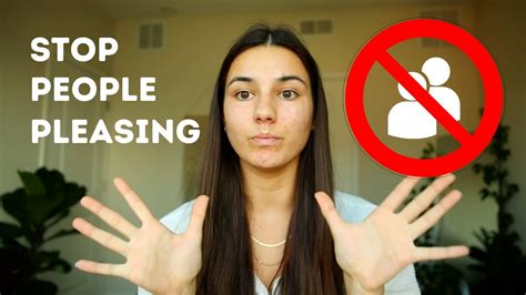 How To Stop Being A People Pleaser Youtube