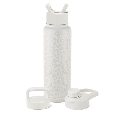 Simple Modern Summit Water Bottle Straw, Chug and Handle Lid Vacuum Insulated Stainless Steel ...