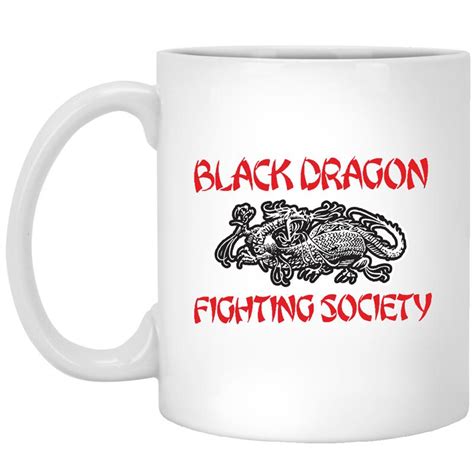 Black Dragon Fighting Society Mug Mugozstyle