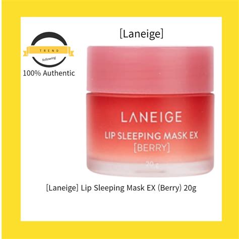 [laneige] Lip Sleeping Mask Ex Berry 20g Shopee Malaysia