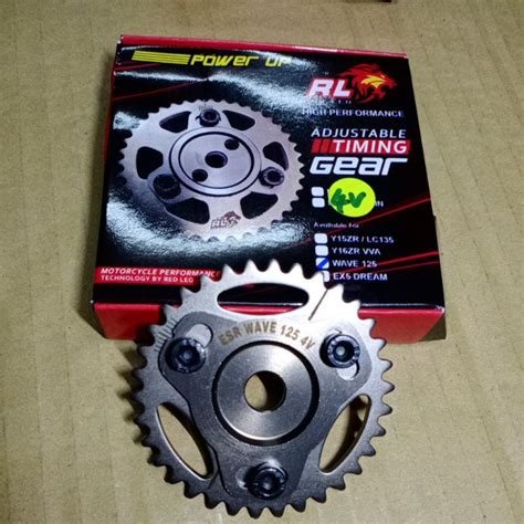 Red Leo Timing Gear Adjustable Y15ZR LC135 Old Model New Model