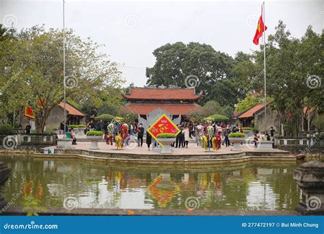 Hai Duong Vietnam 24 Jan 2023 View Of Bia Pagoda A Place To