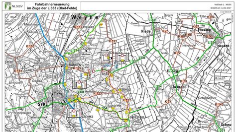 L Vollsperrung F R Bauarbeiten Ortsdurchfahrt Okel Ab April Bis