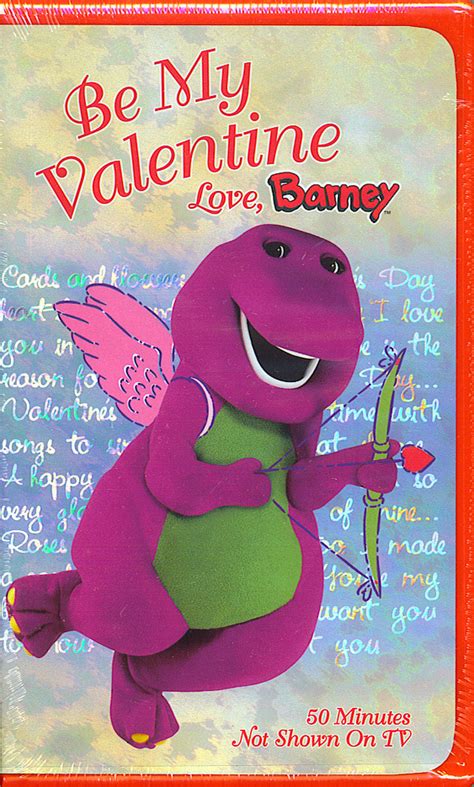 Be My Valentine Love Barney Sealed Vhs 15 Songs Learn About