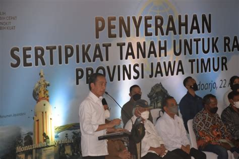 Kunker Presiden RI Di Jatim Lantamal V Hadiri Penyerahan Sertifikat