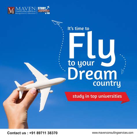 Study Abroad Its Time To Fly To Your Dream Country Get In Touch With