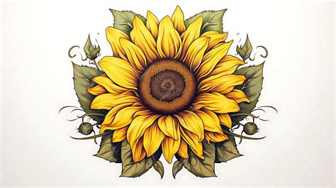 Sunflower border design | Premium AI-generated vector