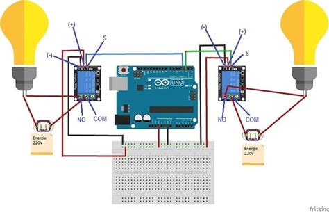 Allumer Deux Lampes Par La Carte Arduino UNO