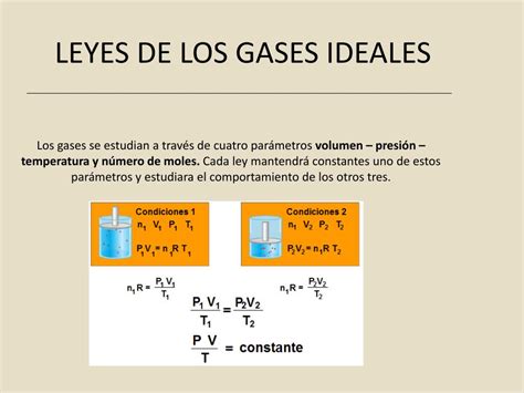 Ley De Los Gases Ideales