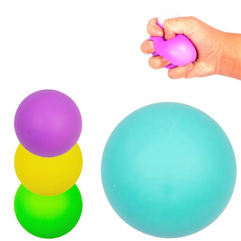 Bola De Apertar Squish Neon Fidget Toy Squishy Bolinha Anti Stress