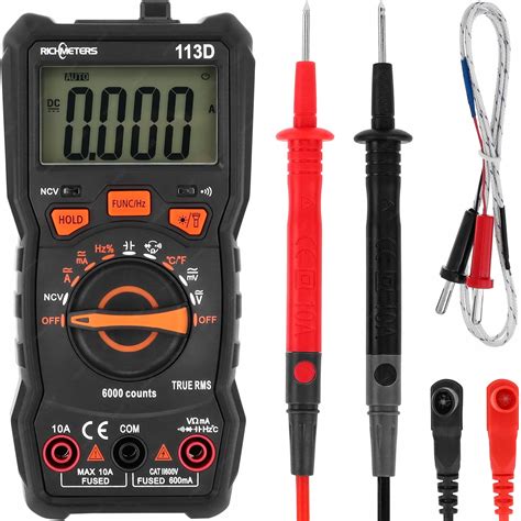 Miernik Pr Du Elektryczny Multimetr Cyfrowy Automatyczny Richmeters