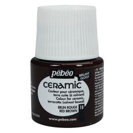 Pebeo Ceramic Color Red Brown 45 Ml Jerry S Artarama