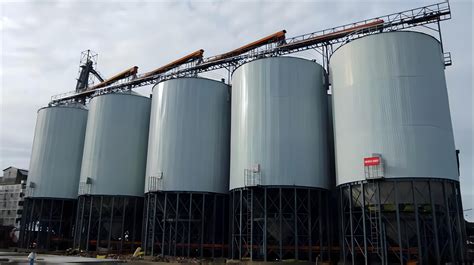 Grain Silos T Flat Bottom Corn Storage Steel Assembly Silos