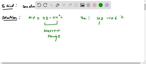 A Student Did A Melting Point Determination For A Sample Of