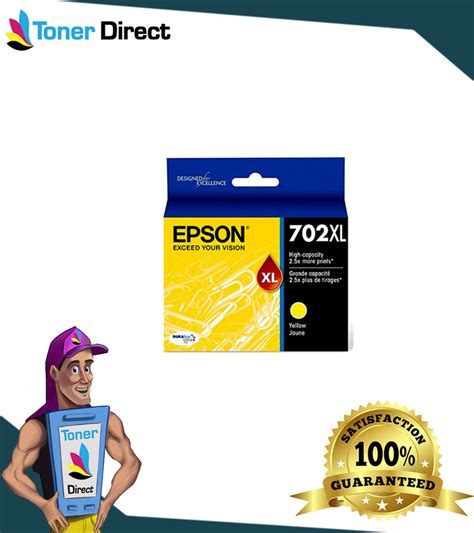 Epson Ink Cartridges Genuine Epson 702XL High Capacity Yellow Ink