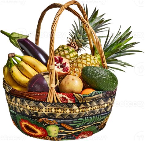 Fruit Basket Transparent Background 46497345 Png