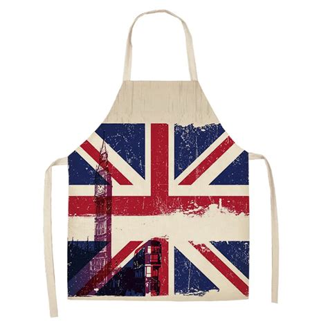 Kitchen Apron Creative American Flag Aprons Women Creative Flag Cotton