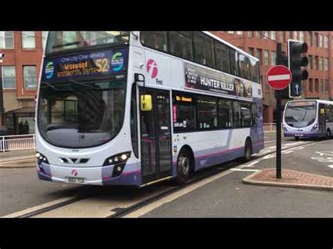 First Bus Sheffield X First Leeds 36275 At City Hall On 52a From