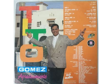 LP TITO GOMEZ AGRADECIMIENTO 25421673 Libreria Atlas