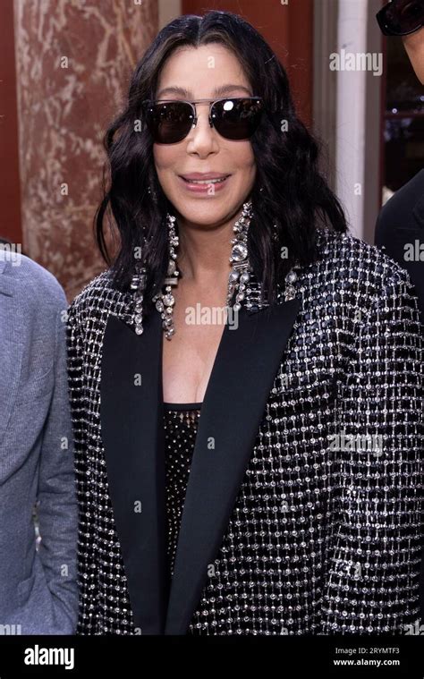 Paris France St Oct Cher Attends Valentino Spring Summer