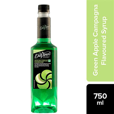 Buy DaVinci Gourmet Green Apple Campagna Flavoured Syrup Tangy Citrus