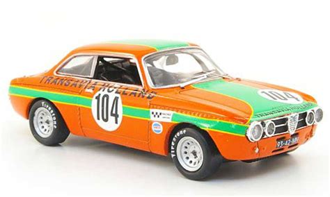 Diecast model cars Alfa Romeo Giulia GT Am 1/43 M4 No.104 Zandvoort 1970 - Alldiecast.co.uk