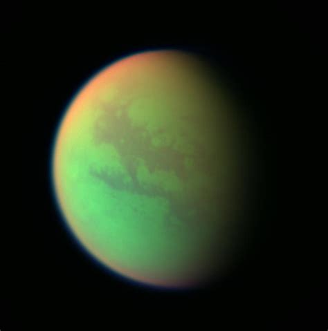 Cassinis Views Of Titan False Color Composite Nasa Jet Propulsion