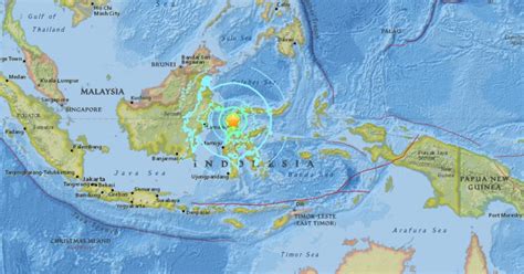 Indonesia Earthquake Map