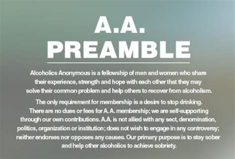 Aa Preamble Printable Version