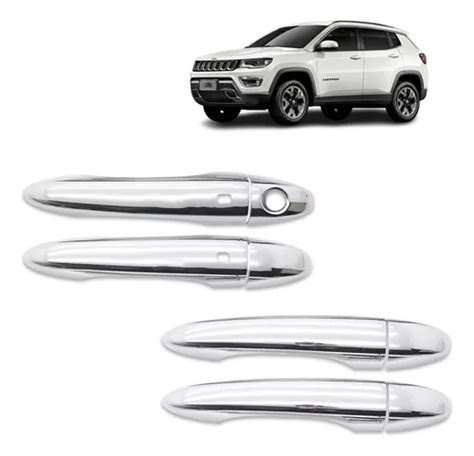 Capa De Ma Aneta Cromada Jeep Compass C Keyless