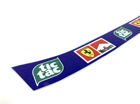 Barrichello Ferrari F Visor Sticker