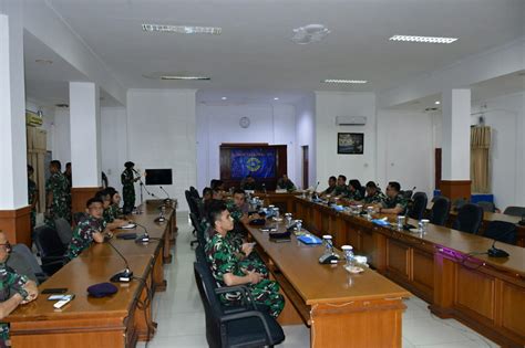 Danlantamal Vi Menghadiri Briefing Audit Kinerja Itjen Tni Tahun