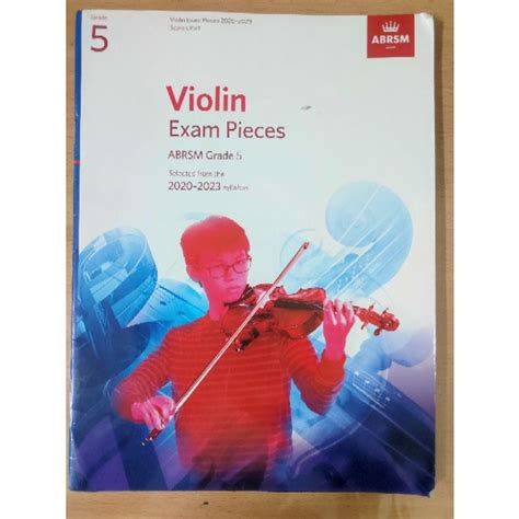 Abrsm Violin Exam Pieces Grade 5 2020 2023 Syllabus Shopee Malaysia