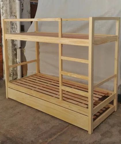 Cama Cucheta Montessori Recta Opcional Casita Carro Cajones En Venta