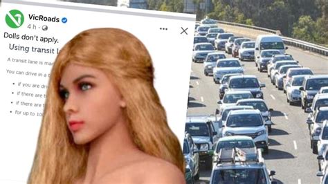 Vicroads Says Sex Dolls Cant Use Eastern Freeway Transit Lanes As Mafs