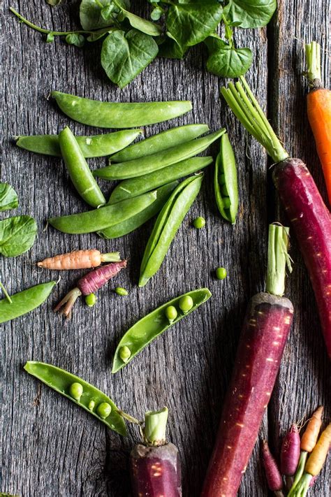 Spring Pea And Carrot Salad With Carrot Top Pesto Half Baked Harvest